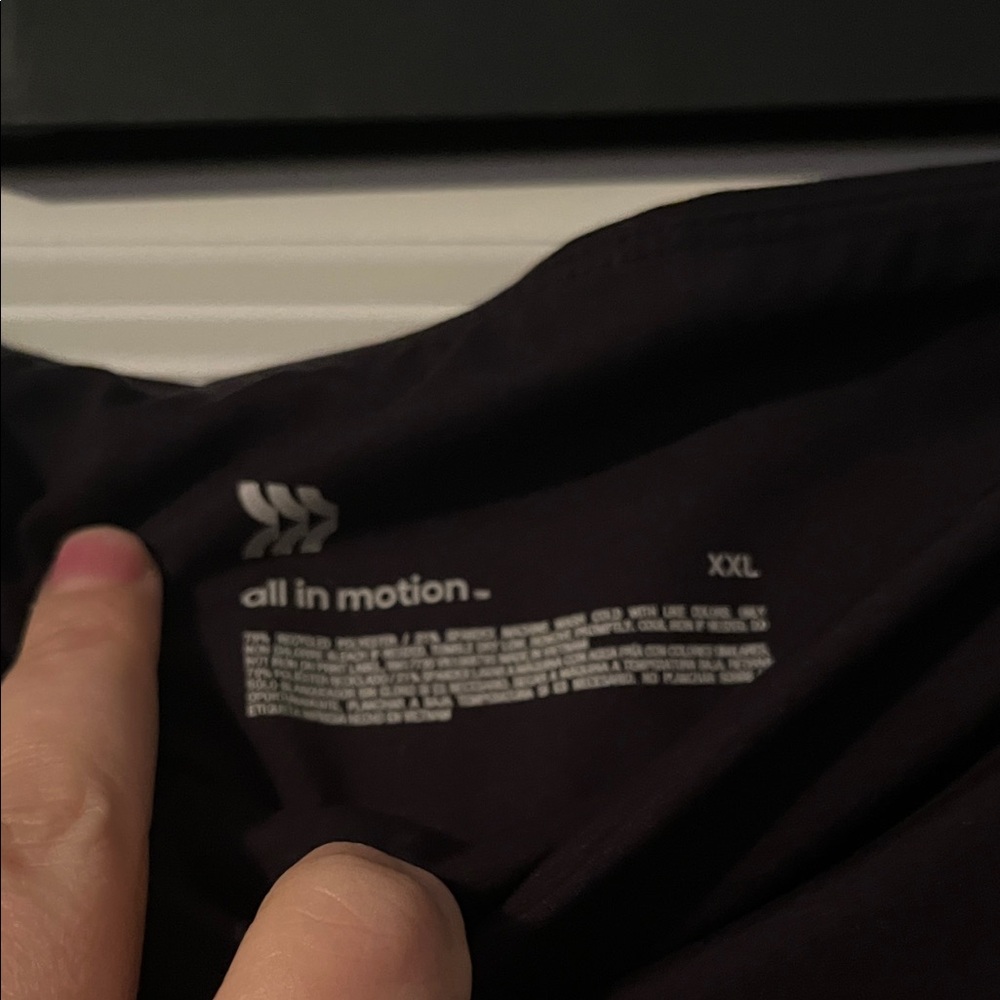 All in Motion Classic Black Leggings - Picture 2 of 4